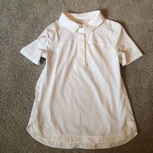 Girls Ivivva size 12 white collared shirt!